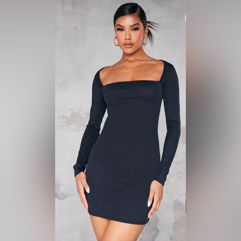 Pretty Little Thing Square Neck Bodycon